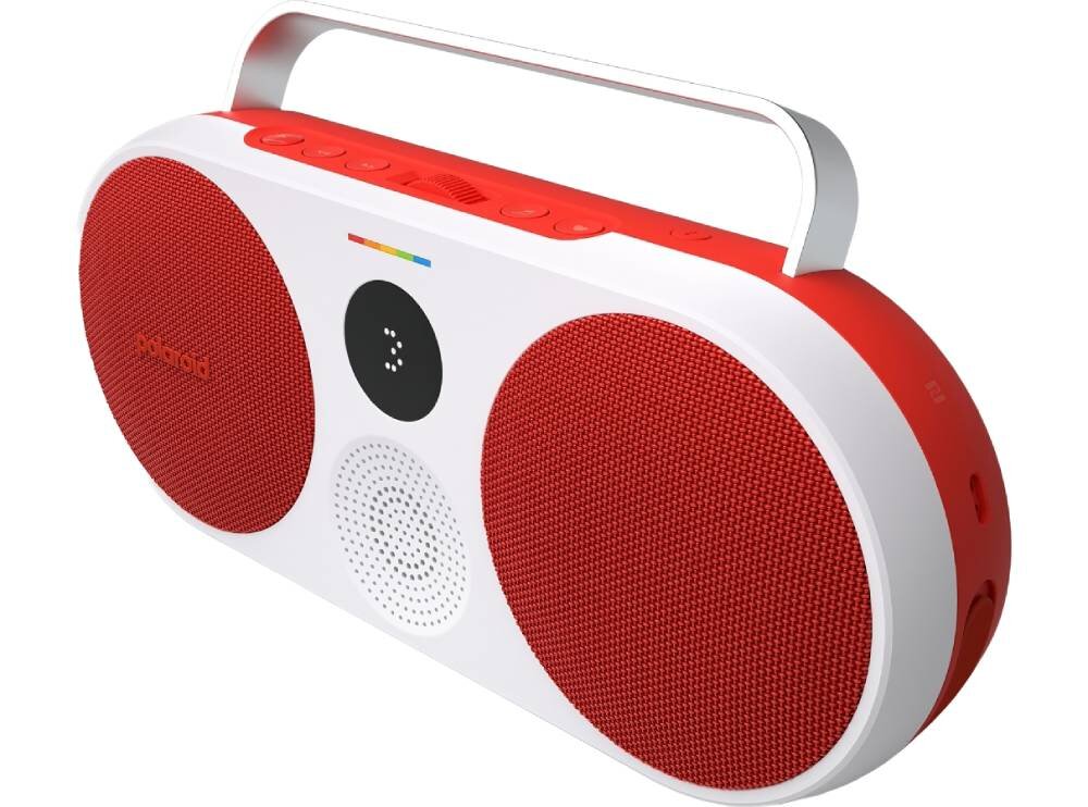 Głośnik bezprzewodowy POLAROID P3 Czerwono-biały łączność Bluetooth podłączenie technologia NFC gniazdo