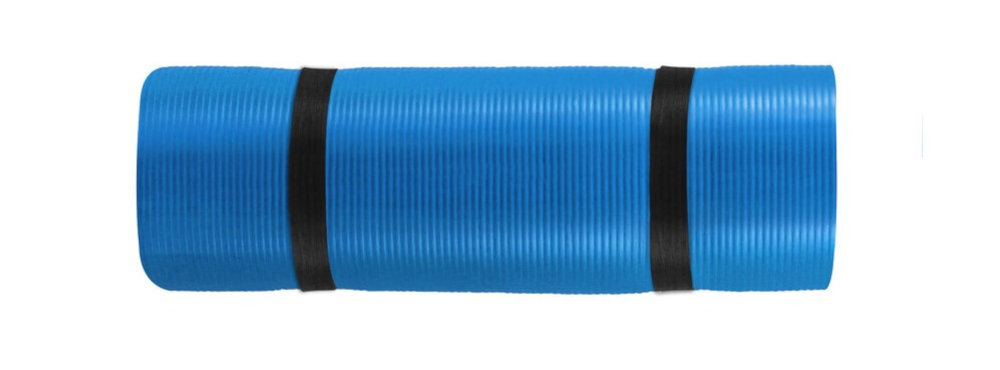 Mata do jogi GORILLA SPORTS Deluxe 190 x 60 cm 1,2 kg Antypoślizgowa powierzchnia pianki PCV i kauczuku przyjazna dla skóry domowego treningu zajęć w plenerze - mata zwinięta