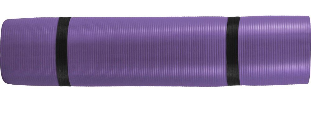 Mata do jogi GORILLA SPORTS Deluxe 190 x 100 cm 2,2 kg Antypoślizgowa powierzchnia pianki PCV i kauczuku przyjazna dla skóry domowego treningu zajęć w plenerze - mata zwinięta