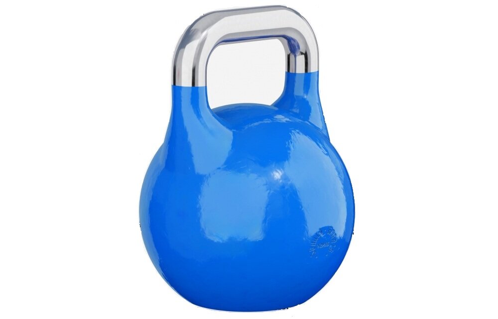 Kettlebell GORILLA SPORTS 2490 (12 kg) kettlebell na białym tle widoczny od przodu pod skosem powłoka odporna na zniszczenia i zabrudzenia estetyczny wygląd wystarczy przetrzeć go mokrą ścierką nie wymaga częstych napraw ani wymiany