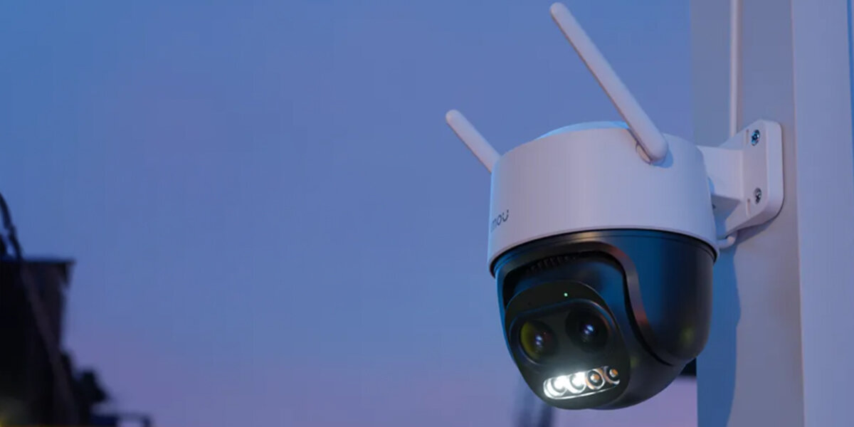 Kamera IMOU Cruiser Z 5MP Zewnętrzna, Wi-Fi / LAN, bezpośrednio, komunikację, dwukierunkowa, intruz, kamera zamontowana do słupa o zmroku