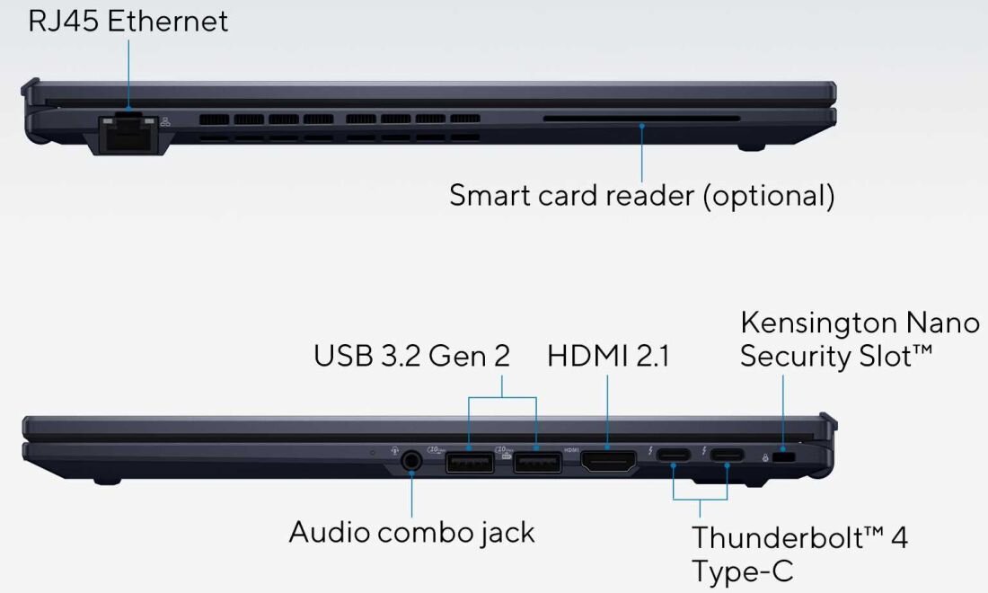 Laptop ASUS ExpertBook B5 B3404CVA - Thunderbolt 4