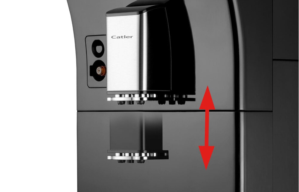 Ekspres CATLER EA 950 Komfortowe użytkowanie wygoda moc Regulowana wysokość dyszy