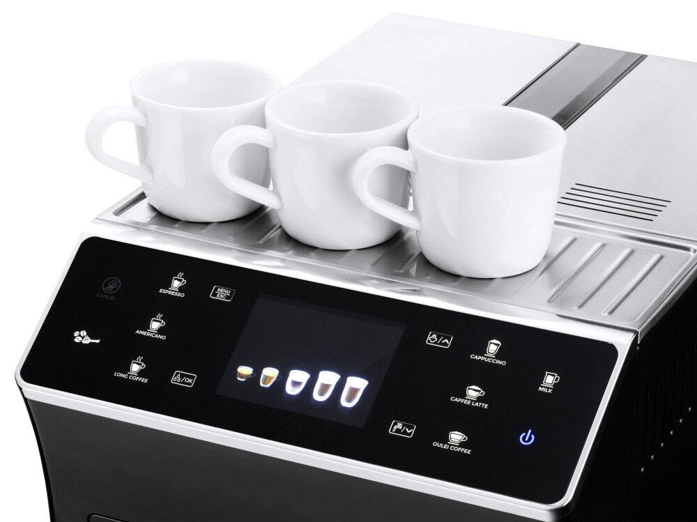 Ekspres CATLER EA 950 Podgrzewanie filiżanek zapobiega gwałtownemu ochładzaniu smak aromat