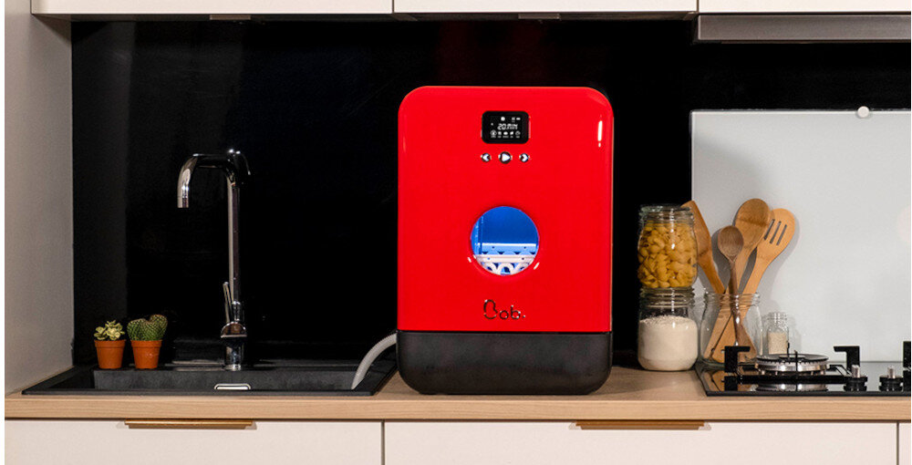 ZMYWARKA DAAN TECH BOB dwa sposoby zintegrowany zbiornik wężyk podłączenie do kranu