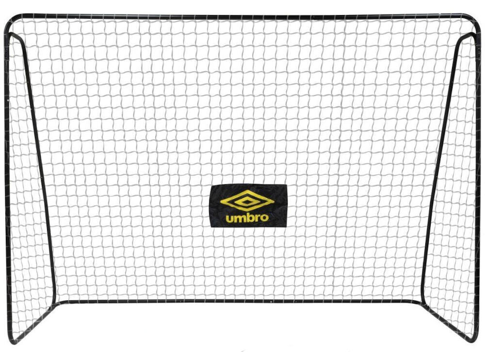 Bramka do piłki nożnej UMBRO 268958 (300 x 205 x 120 cm) Uniwersalna kolorystyka czarny kolor przestrzeń ułatwienie przechowywanie