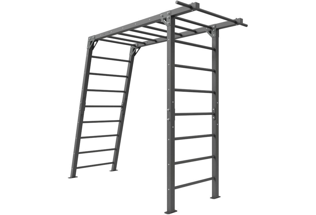 Drabinka gimnastyczna MARBO SPORT Outdoor MO-016 wytrzymała stabilna konstrukcja wymiary wysokość szerokość głębokość ćwiczenia waga