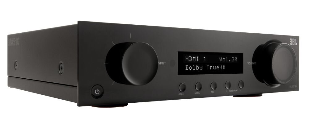 Amplituner JBL MA510 konstrukcja design rozwiazania dzwiek wrazenia