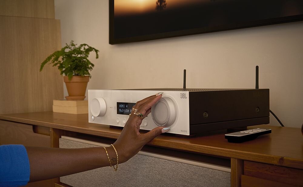 Amplituner JBL MA510 doznania dzwiek brzmienie konfiguracja kanaly bas tonacja 