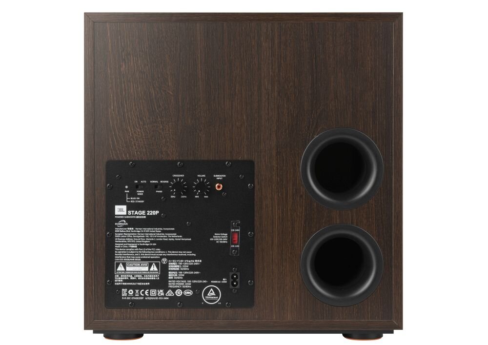 Subwoofer JBL Stage 2 220 P integracja wyjscie liniowe kino