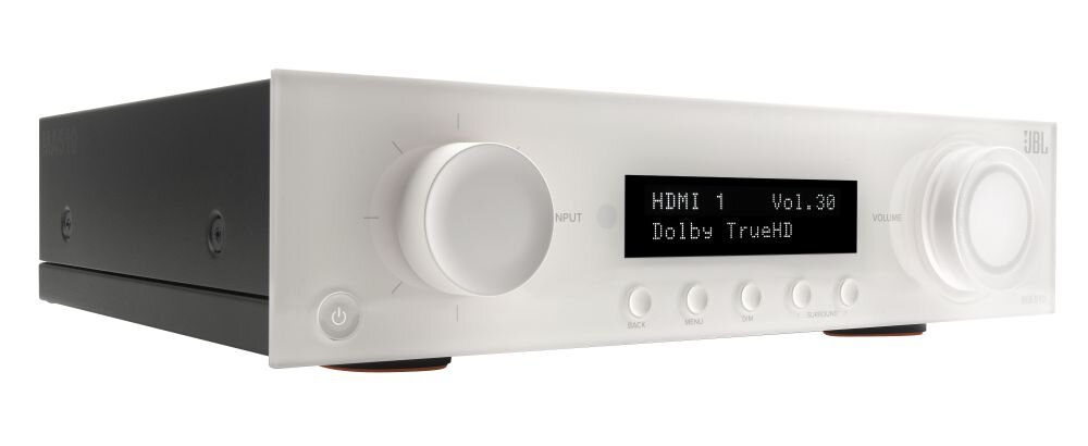 Amplituner JBL MA510 doznania dzwiek brzmienie konfiguracja kanaly bas tonacja 