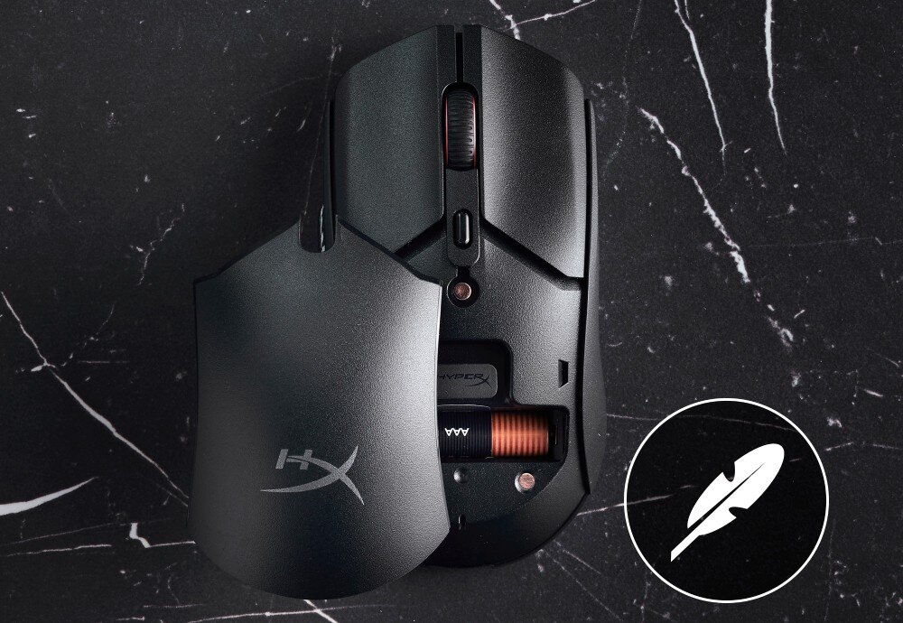 Mysz HYPERX Pulsefire Haste 2 Core Czarny waga konstrukcja obciążenie