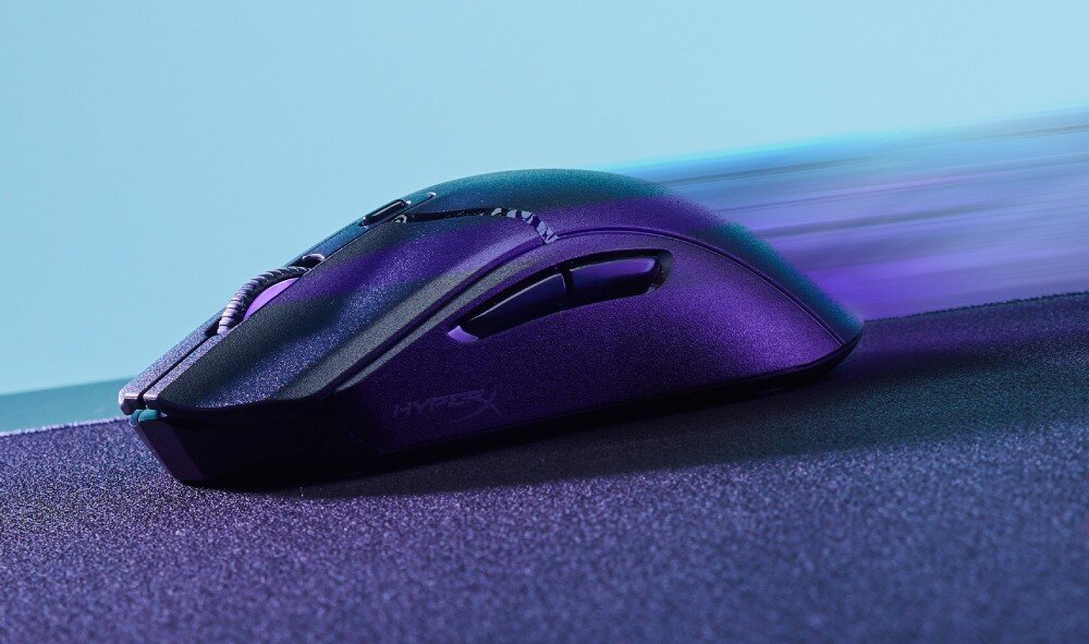 Mysz HYPERX Pulsefire Haste 2 Core Czarny ślizgacze ruch tarcie opory