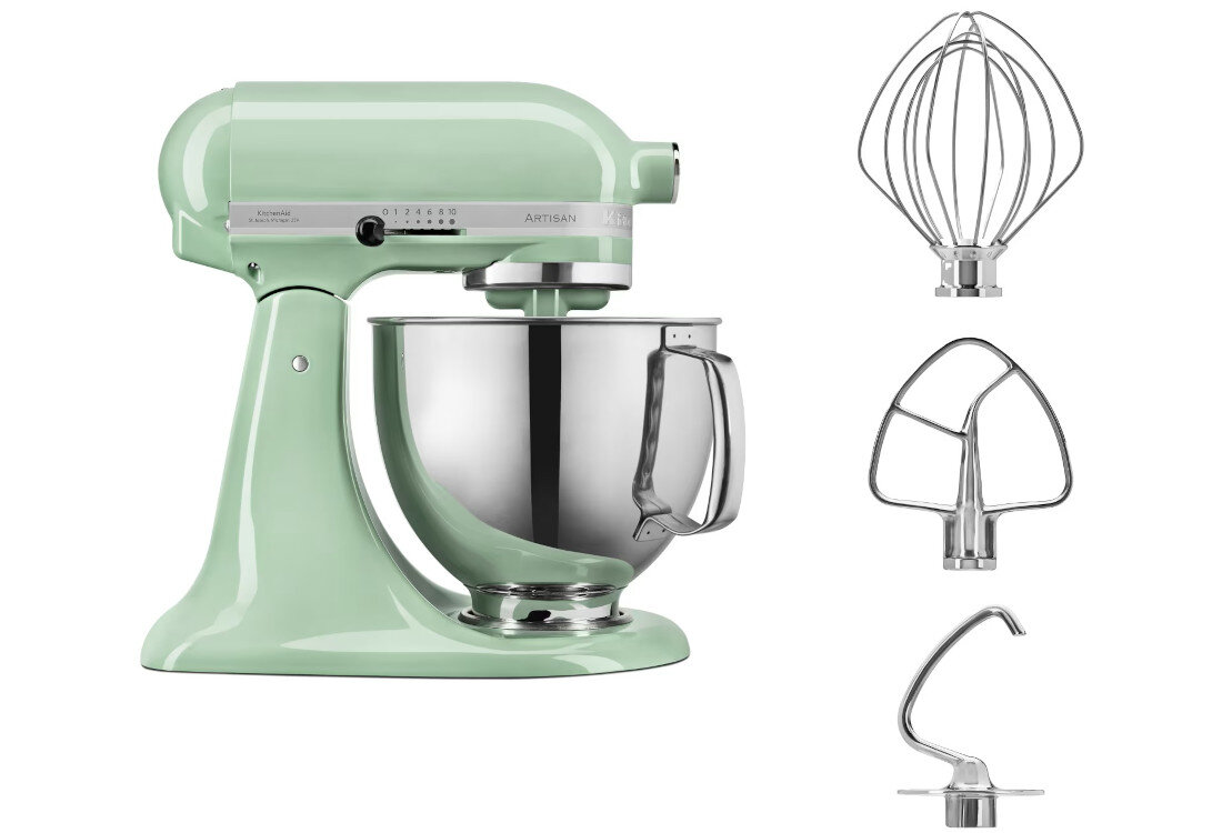 Robot kuchenny planetarny KITCHENAID Artisan 5KSM125EPT zestaw akcesoria komplet wyposazenie