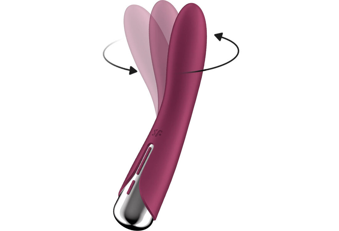 SATISFYER SPINNING VIBE 1 Obrotowy Wibrator Czerwony