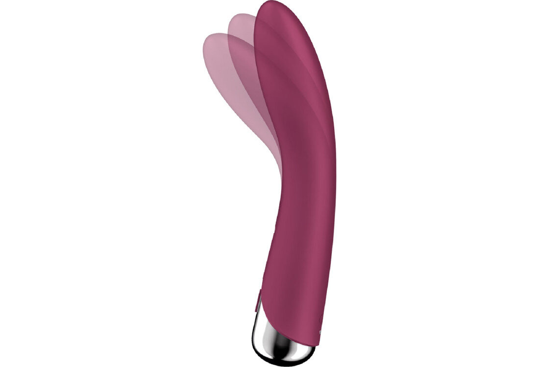 SATISFYER SPINNING VIBE 1 Obrotowy Wibrator Czerwony połączenie rotacji i wibracji 12 programów wibracyjnych dostosowanie doznania preferencje