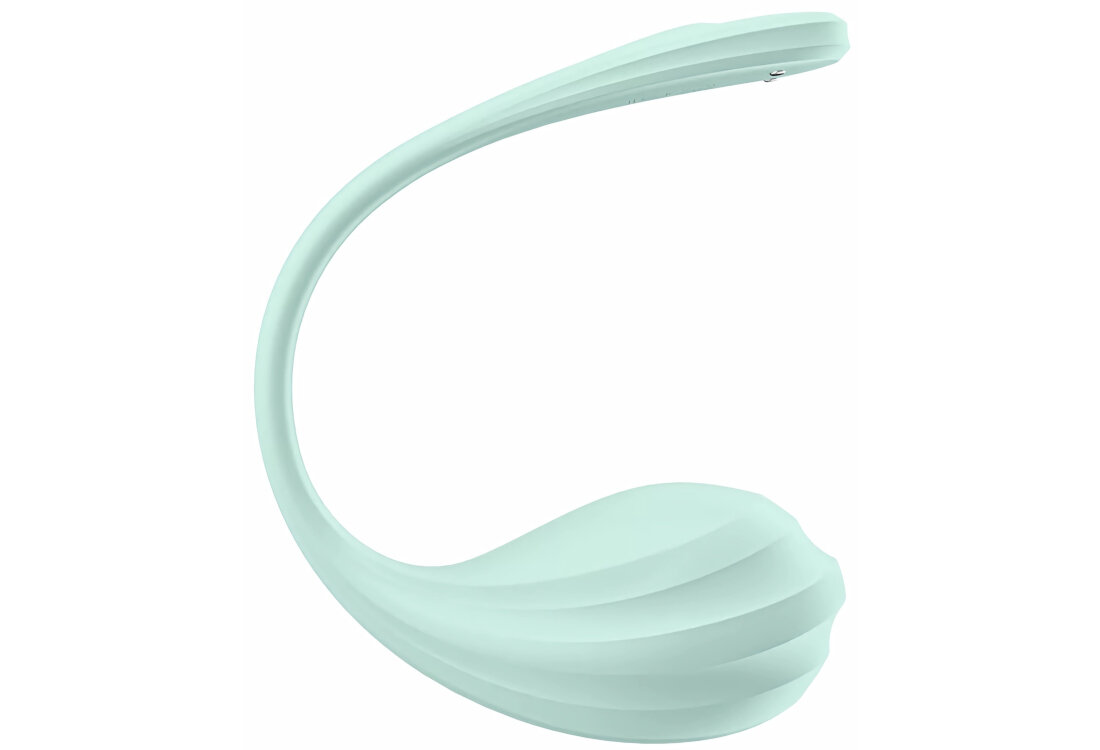  SATISFYER SMOOTH PETAL Masażer Punktu G dla Par z Wibracją i Aplikacją Miętowy Głębokie Wibracje Podwójna Moc Komfort Wszechstronność miękki silikon medyczny Wodoszczelność IPX7