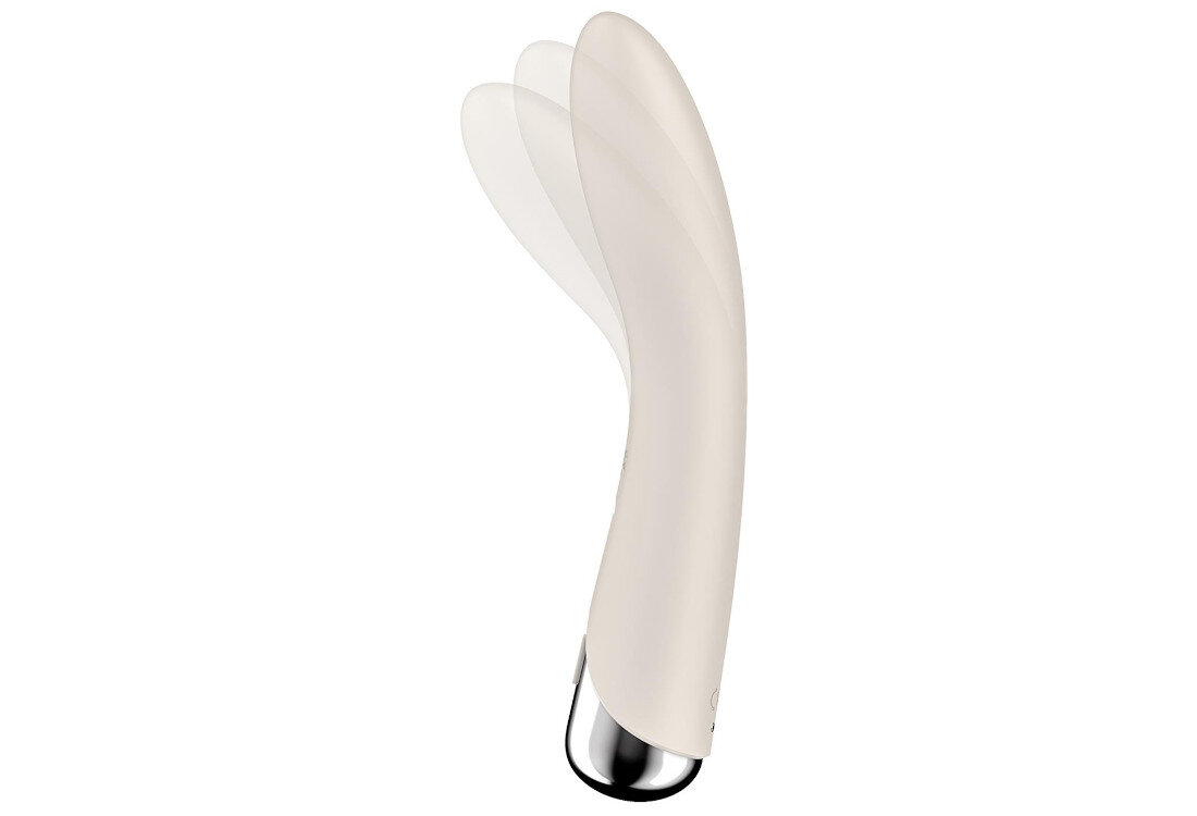 SATISFYER SPINNING VIBE 1 Obrotowy Wibrator Biały precyzja stymulacja punkt G obrotowa głowica 5 trybów rotacji