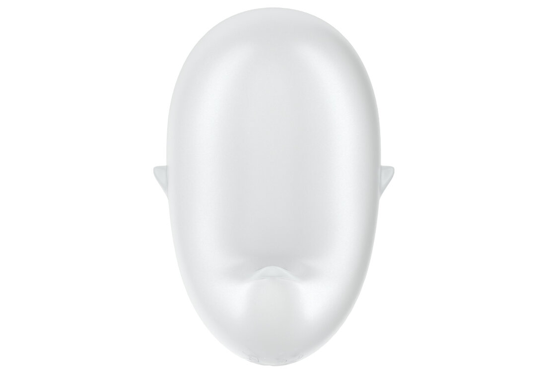 SATISFYER CUTIE GHOST Bezdotykowy Masażer Łechtaczki Biały Cicha praca dyskrecja tryb szeptu