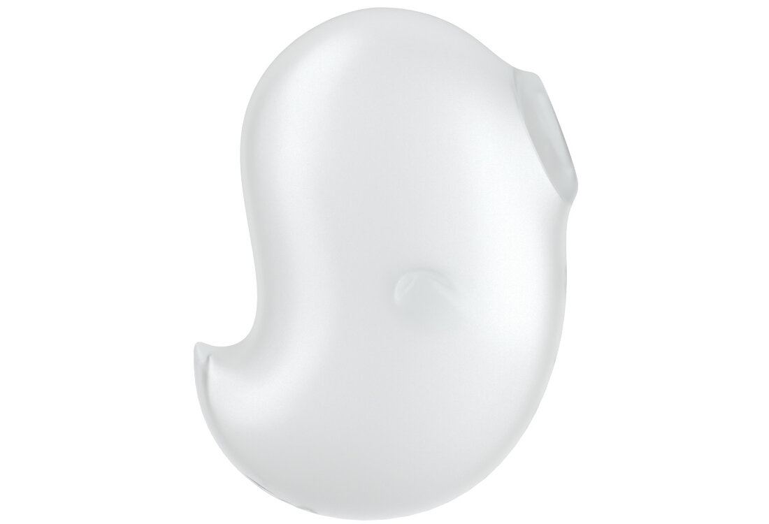 SATISFYER CUTIE GHOST Bezdotykowy Masażer Łechtaczki Biały Higiena bezpieczeństwo czyszczenie
