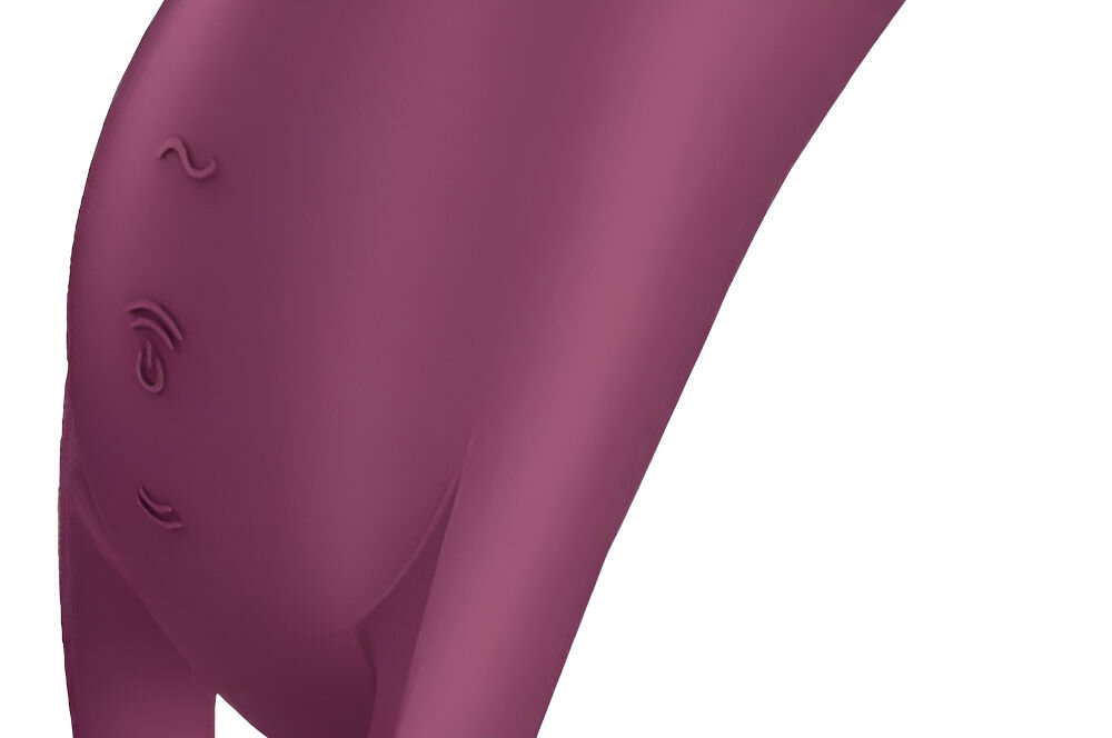 SATISFYER POCKET PRO 1 Masażer Bezdotykowy Łechtaczki z Wibracją  Fioletowy zbliżenie na przyciski włącznik fioletowy kolor białe tło dwa rodzaje przyjemności ale ciśnienia i intensywne wibracje technologia Air Pulse 11 poziomom intensywności fal ciśnienia wyjątkowe doznania dostosowanie 12 programów wibracji jeden tryb połączenie obu 