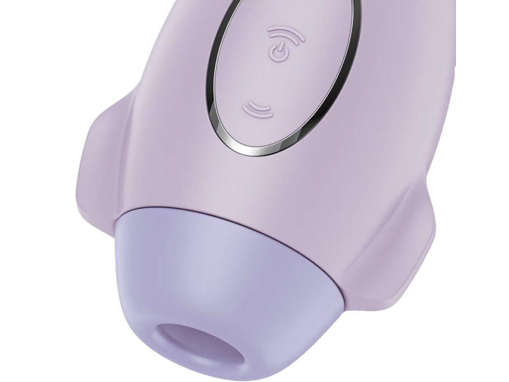 SATISFYER MISSION CONTROL Masażer Bezdotykowy z Wibracją Fioletowy komfort użytkowniczki miękki silikon medyczny gładki w dotyku bezpieczny higieniczny wodoszczelna konstrukcja IPX7 używanie pod wodą łatwe czyszczenie pielęgnacja użycie wody łagodnego mydła specjalnego środka do czyszczenia zabawek erotycznych czas pracy wynoszący około 60 minut pełne naładowanie trwa do 2,5 godziny wygoda gotowość do intensywnych doznań