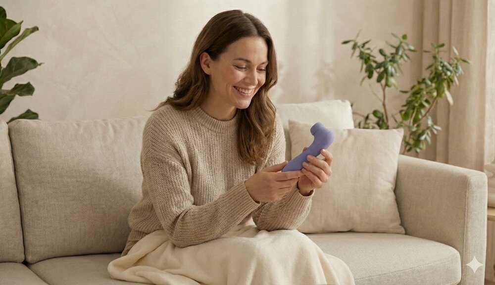 SATISFYER PRO 2 GENERATION 3 Masażer Łechtaczki Bezdotykowy z Wibracją i Aplikacją Fioletowy technologia Liquid Air metoda Air Pulse pulsujący dotyk wody doświadczenia przyjemności stymulacja powietrza możliwości