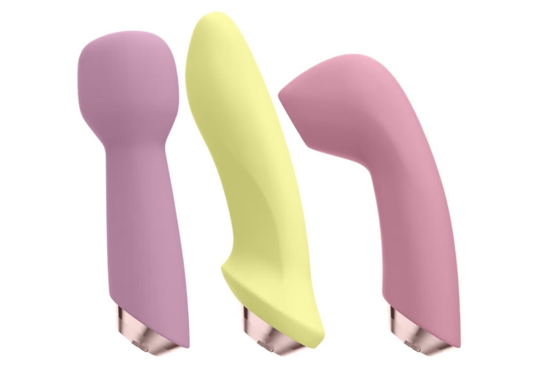 SATISFYER MARVELOUS MARVELOUS FOUR Zestaw 4 Masażerów Intymnych Wszechstronna Łatwość użytkowania pielęgnacja wodoszczelne IPX7