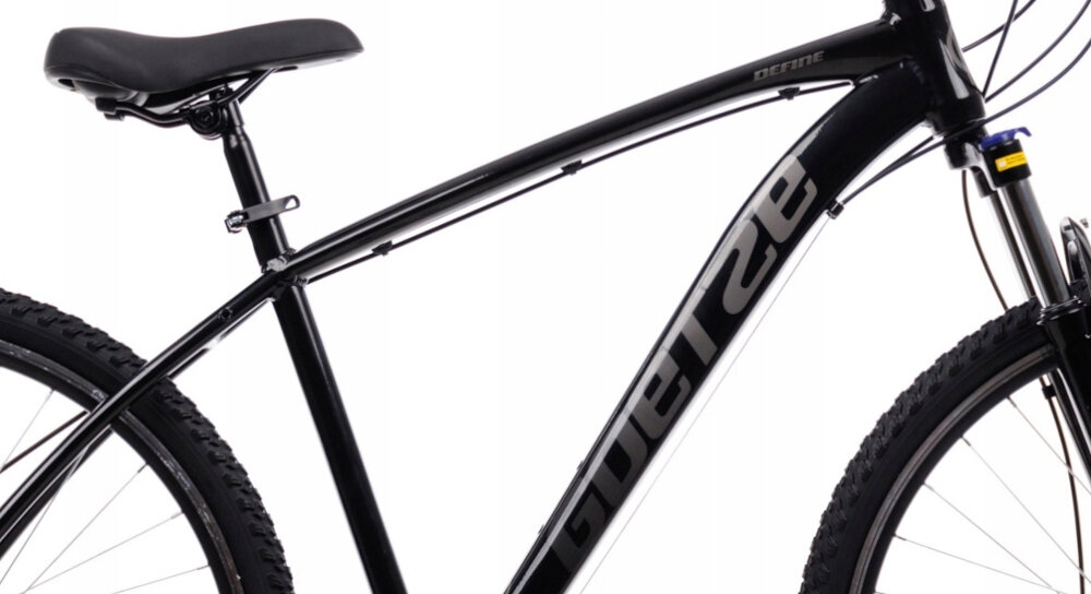 Rower górski MTB GOETZE Define M17 29 cali męski Czarny rama 17-calowa aluminiowa odporna na korozje rower jest zwinny lekki latwo go podniesc wybor rozmiaru ramy Twoj wzrost mierzony w zrelaksowanej pozycji typ roweru dla osob o wzroscie od 165 do 174 cm