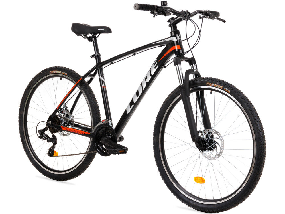 Rower górski MTB GOETZE Core Shadow M17 27.5 cala męski Czarny srodek codziennego transportu pasja radosc