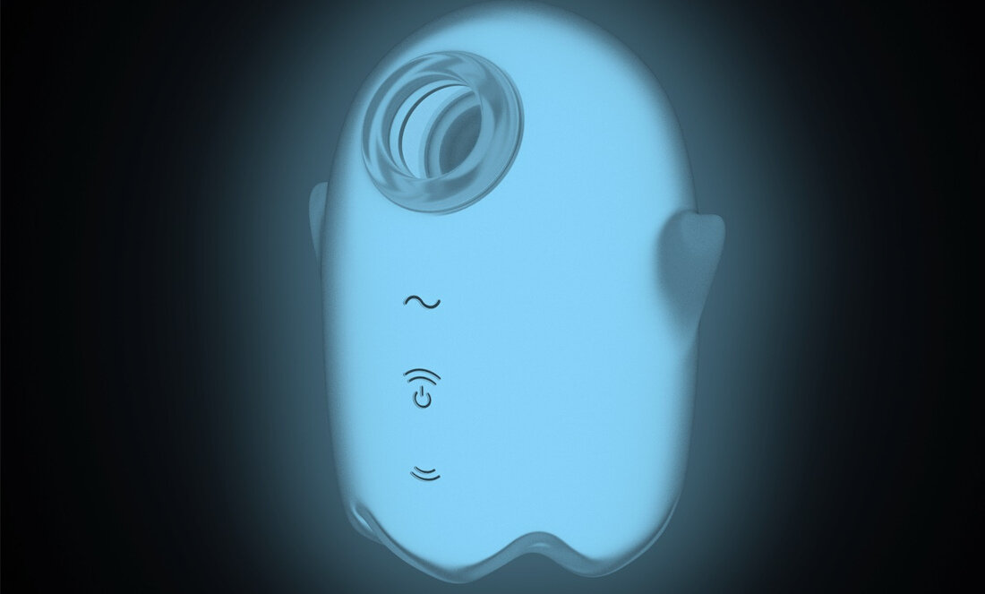 SATISFYER GLOWING GHOST Bezdotykowy Masażer Łechtaczki Biały