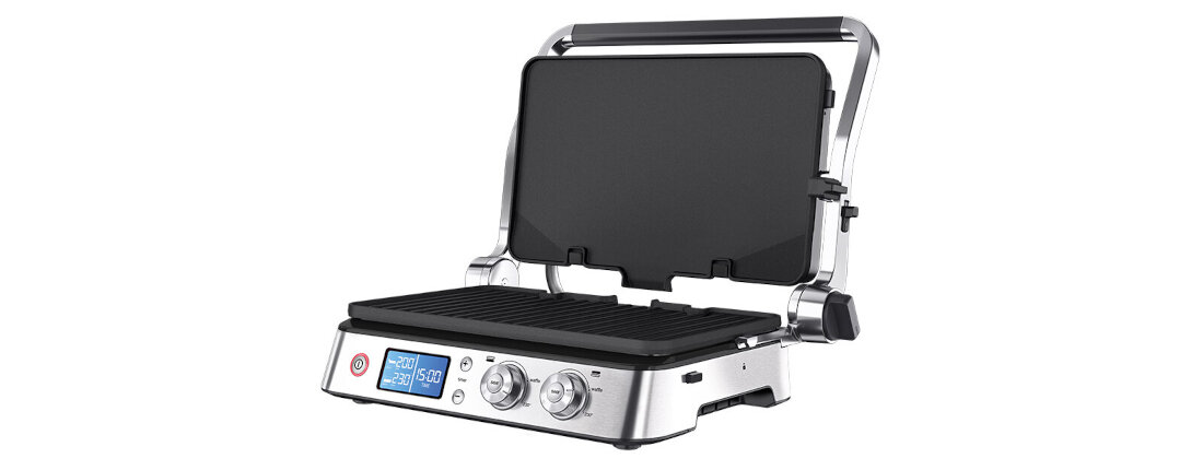 Гриль BRAUN MultiGrill 9 CG9043 Black Знімні пластини антипригарне покриття легко чистити