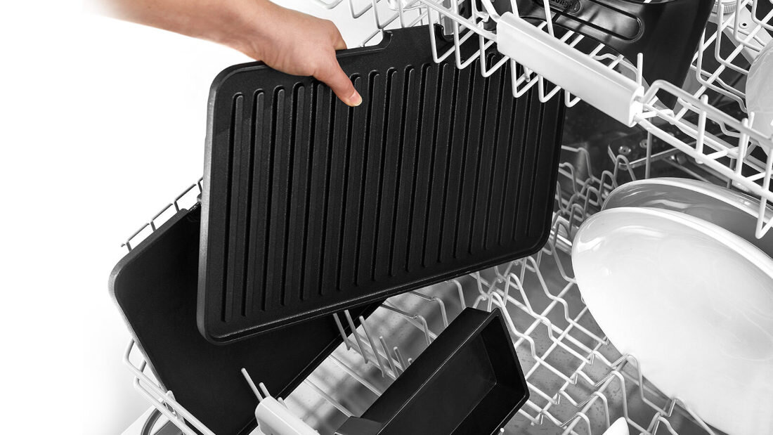 Гриль BRAUN MultiGrill 9 CG9043 Black Легке очищення Система блокування зберігання транспортування