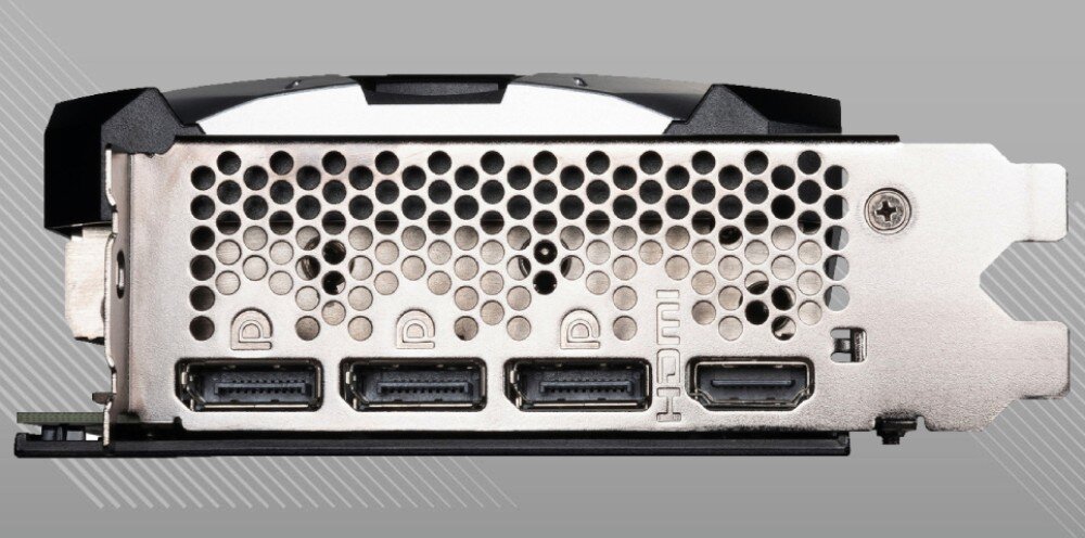 Karta graficzna MSI GeForce RTX 4070 Ti Super Ventus 3X OC 16GB złącze biblioteki porty