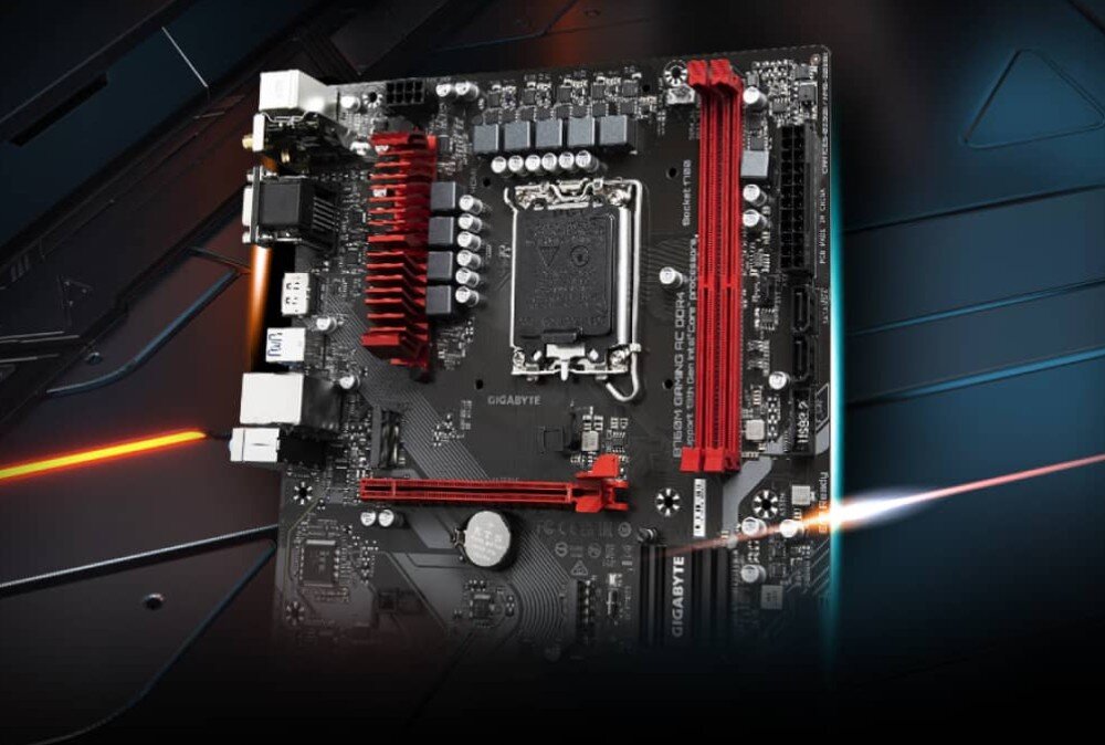 Płyta główna GIGABYTE B760M Gaming AC DDR4 wygląd opis