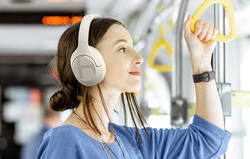 Słuchawki nauszne HAYLOU S35 ANC certyfikat jakosc naturalnosc wyrazny dzwiek bogaty szczegoly