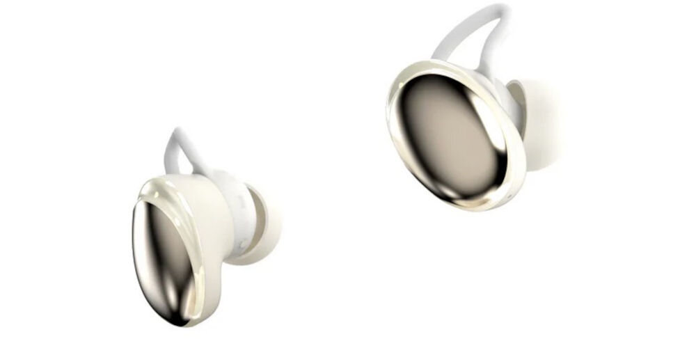 HiFuture FUSION Earbuds czas pracy do 40h USB-C, słuchawki dokanałowe na białym tle