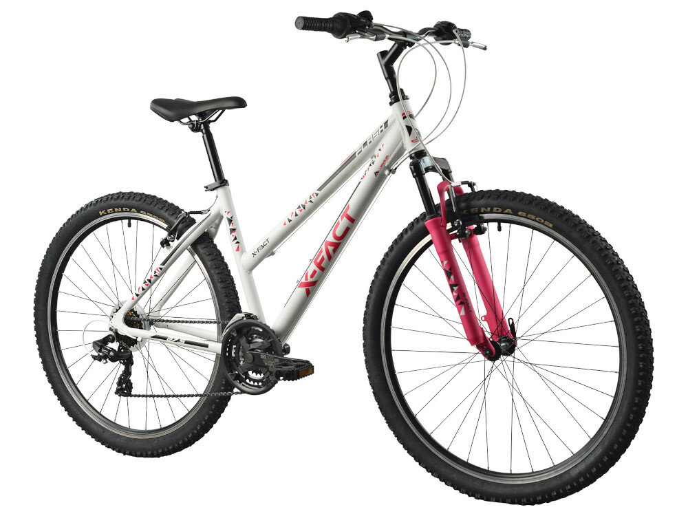 Rower górski MTB ESPERIA 7507D Flash D17 27.5 cala damski Biało-różowy pasja hobby relaks