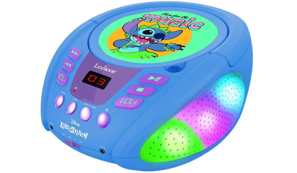 Radioodtwarzacz LEXIBOOK Disney Stitch RCD109D - odtwarzacz płyt CD