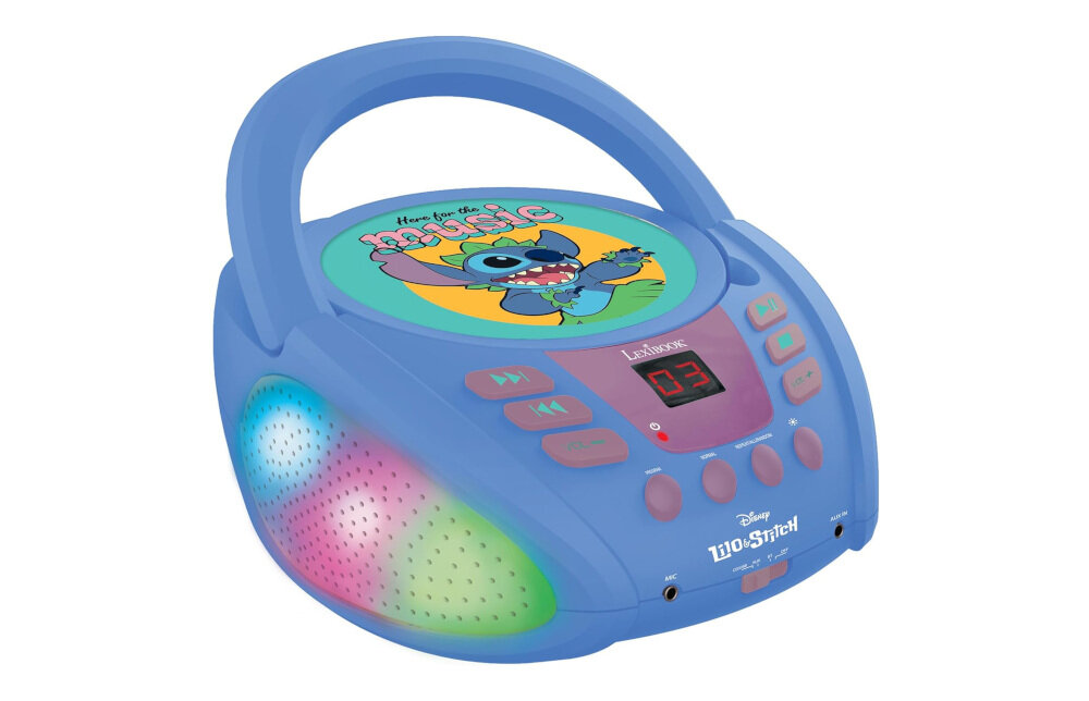 Radioodtwarzacz LEXIBOOK Disney Stitch RCD109D - zailanie siecowe i bateryjne