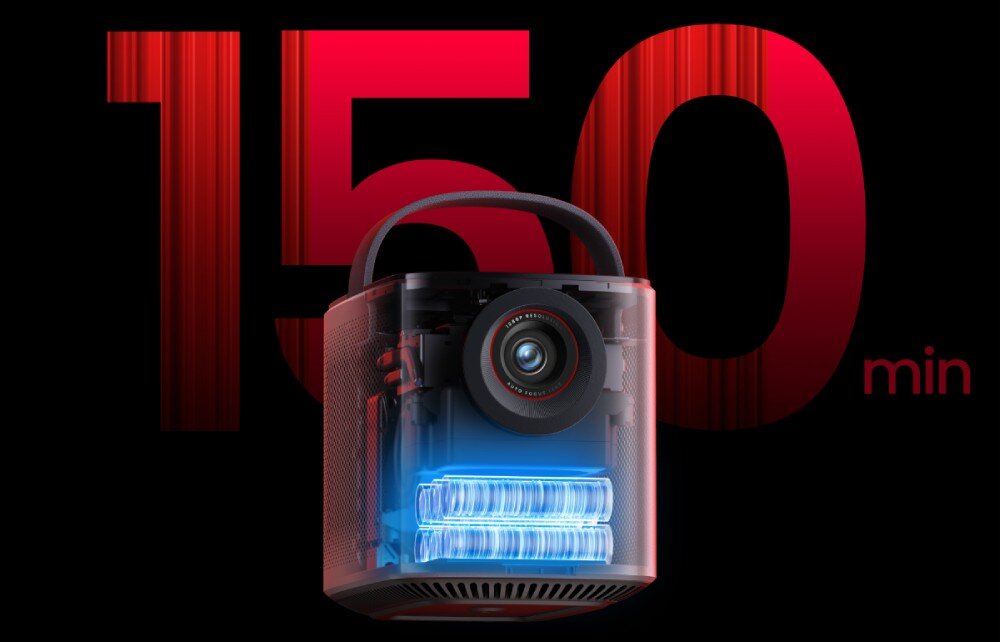 Projektor NEBULA Mars 3 Air Full HD (1920 x 1080), 400 ANSI lumen, Wi-Fi, Bluetooth akumulator czas działania ładowanie