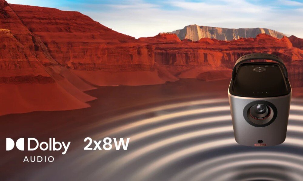 Projektor NEBULA Mars 3 Air Full HD (1920 x 1080), 400 ANSI lumen, Wi-Fi, Bluetooth głośniki dźwięk audio