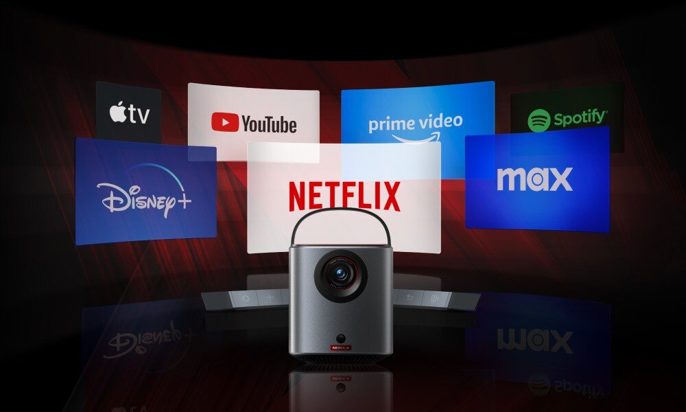 Projektor NEBULA Mars 3 Air Full HD (1920 x 1080), 400 ANSI lumen, Wi-Fi, Bluetooth aplikacje Chromecast porty łączność