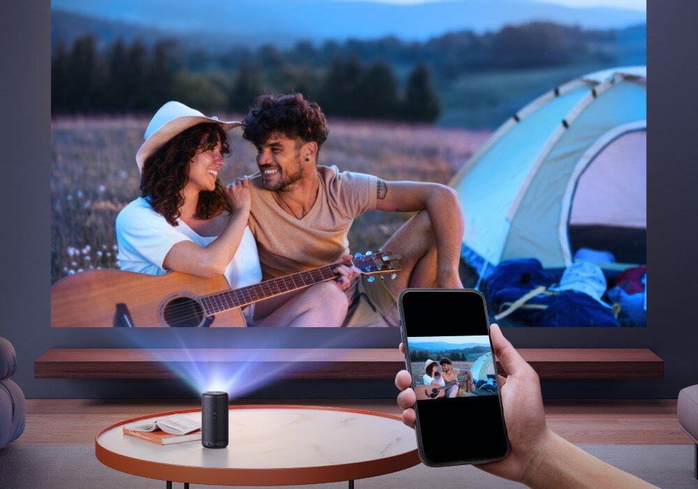 Projektor NEBULA Capsule 3 Full HD (1920 x 1080), 200 ANSI lumen, Wi-Fi, Bluetooth Chromecast udostępnianie łączność