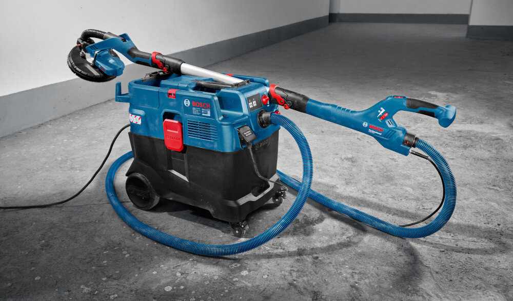 Odkurzacz warsztatowy BOSCH Professional Gas 400 A czyste warunki pracy czystosc niezawodne urzadzenie