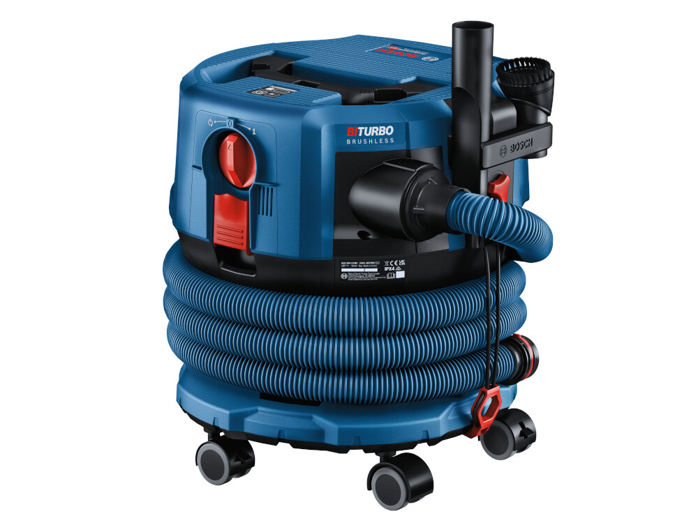 Odkurzacz przemysłowy BOSCH Professional GAS 18V-12 MC 06019K2000 efektywnosc komfort pracy do pracy na sucho i mokro napiecie akumulatora 18 V mobilnosc