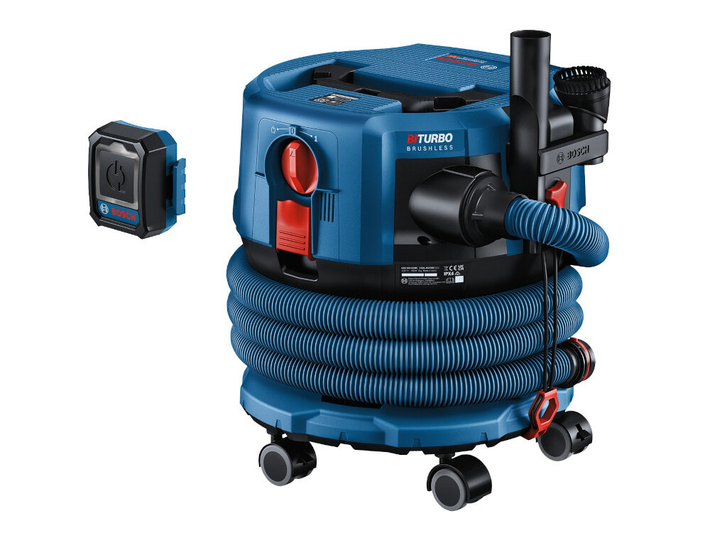 Odkurzacz przemysłowy BOSCH Professional GAS 18V-12 MC 06019K2000 system Click&Clean precyzja bezpieczenstwo pracy modul GCT30-42 automatyczny system uruchamiania