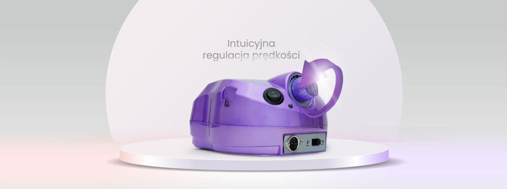 Frezarka do paznokci BEAUTIFLY Allura Nails ergonomiczna rączka pewny chwyt komfort użytkowania lekka konstrukcja łatwa przyjemna głowica pedał nożny 