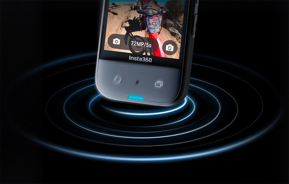 Kamera sferyczna 360 INSTA360 X3 - widok krajobrazu gorskiego - sensor klasa jakosc ujecia rozdzielczosc slow motion