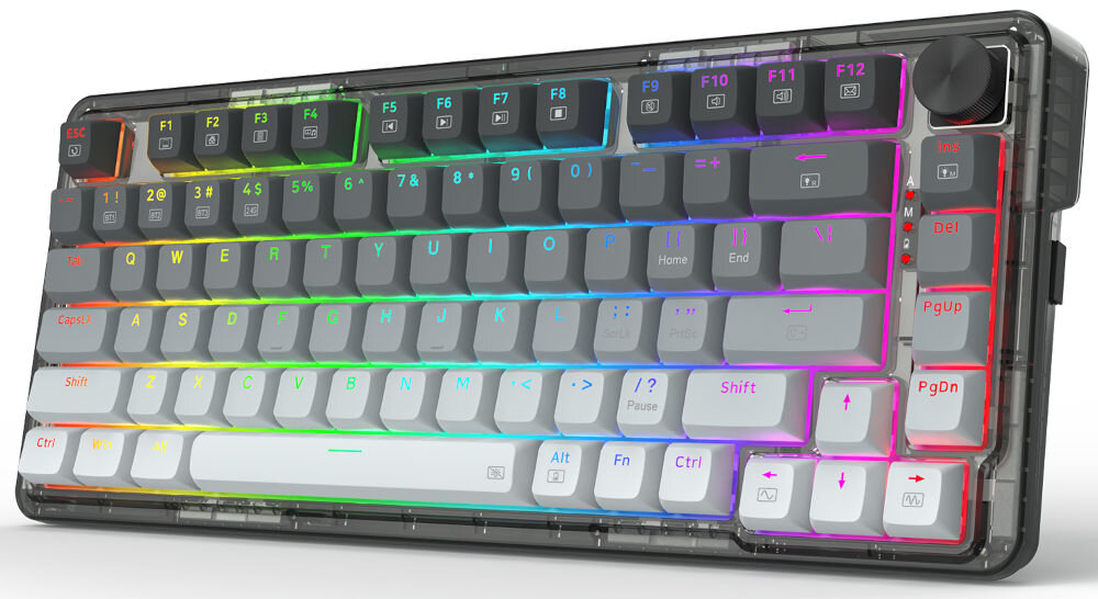 Klawiatura REDRAGON K673GG-RGB-PRO Ucal Pro kompatybilna z systemami operacyjnymi Windows MacOS Linux